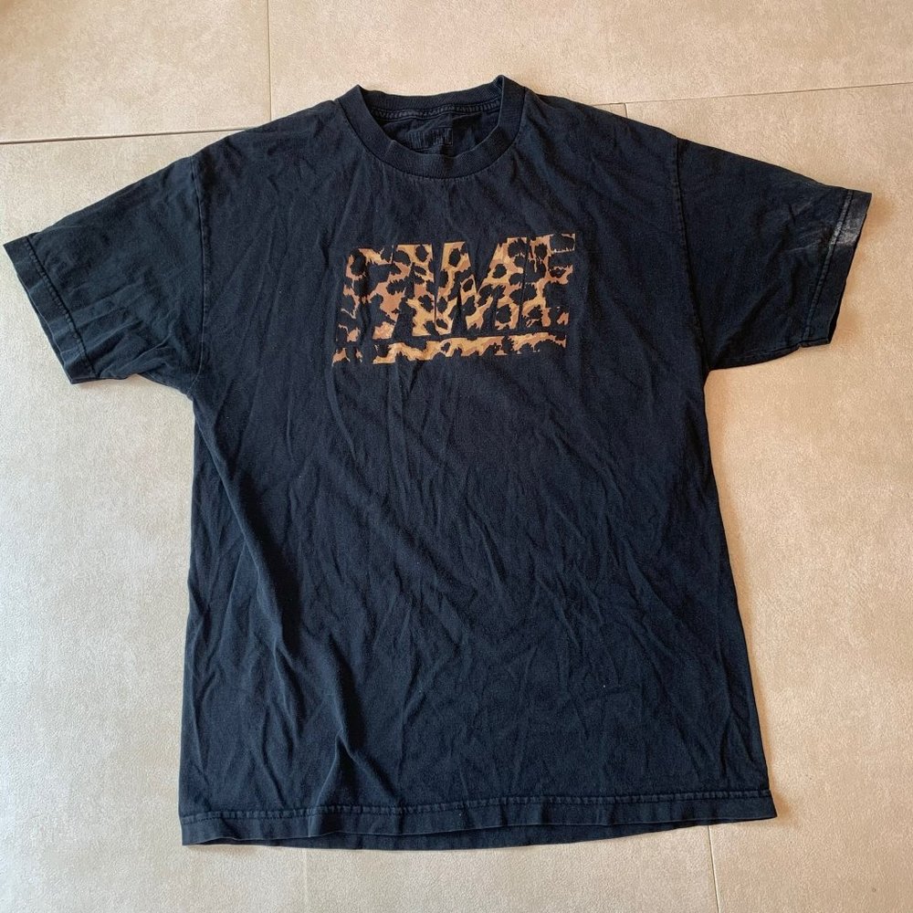 Hall of Fame cheetah print graphic t shirt large